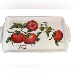 Ceramica Cuoro Rectangular Dish with Handles